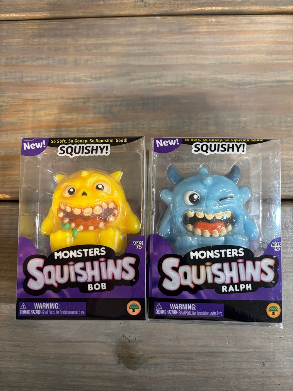 New Htf Squishins Monsters- Bob & Ralph Squishy Toys,